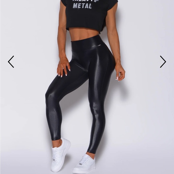Bombshell Sportswear Gloss Leggings, Black - Picture 3 of 12